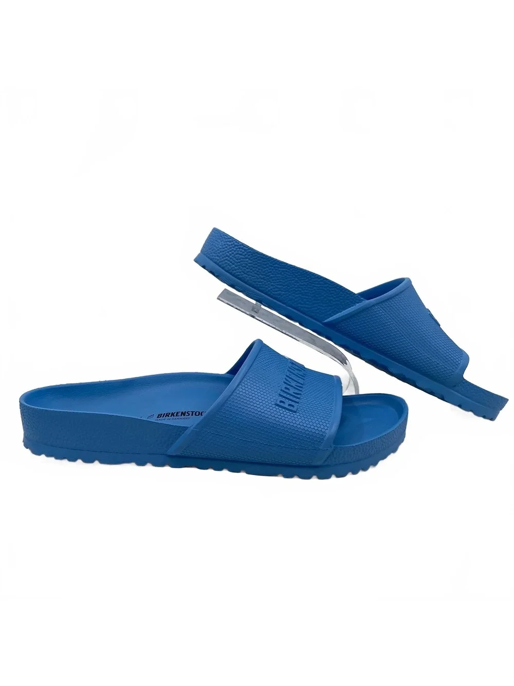 Birkenstock Blue Barbados Slides | Men’s Rubber Sandals US 11